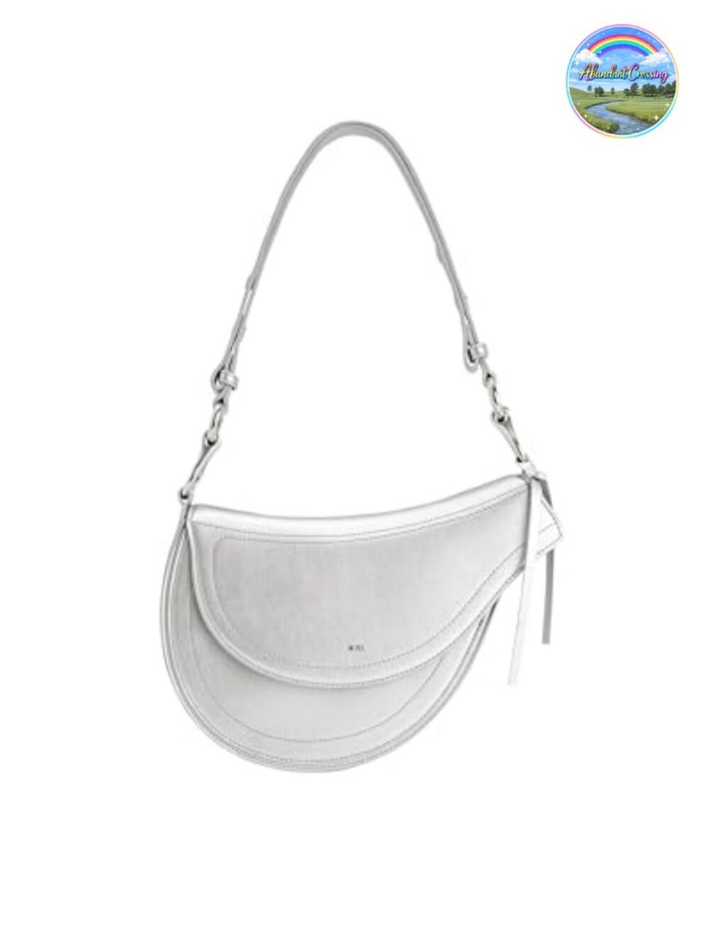 Vegan Leather Ashlie Crossbody Bag with Detachable Strap
